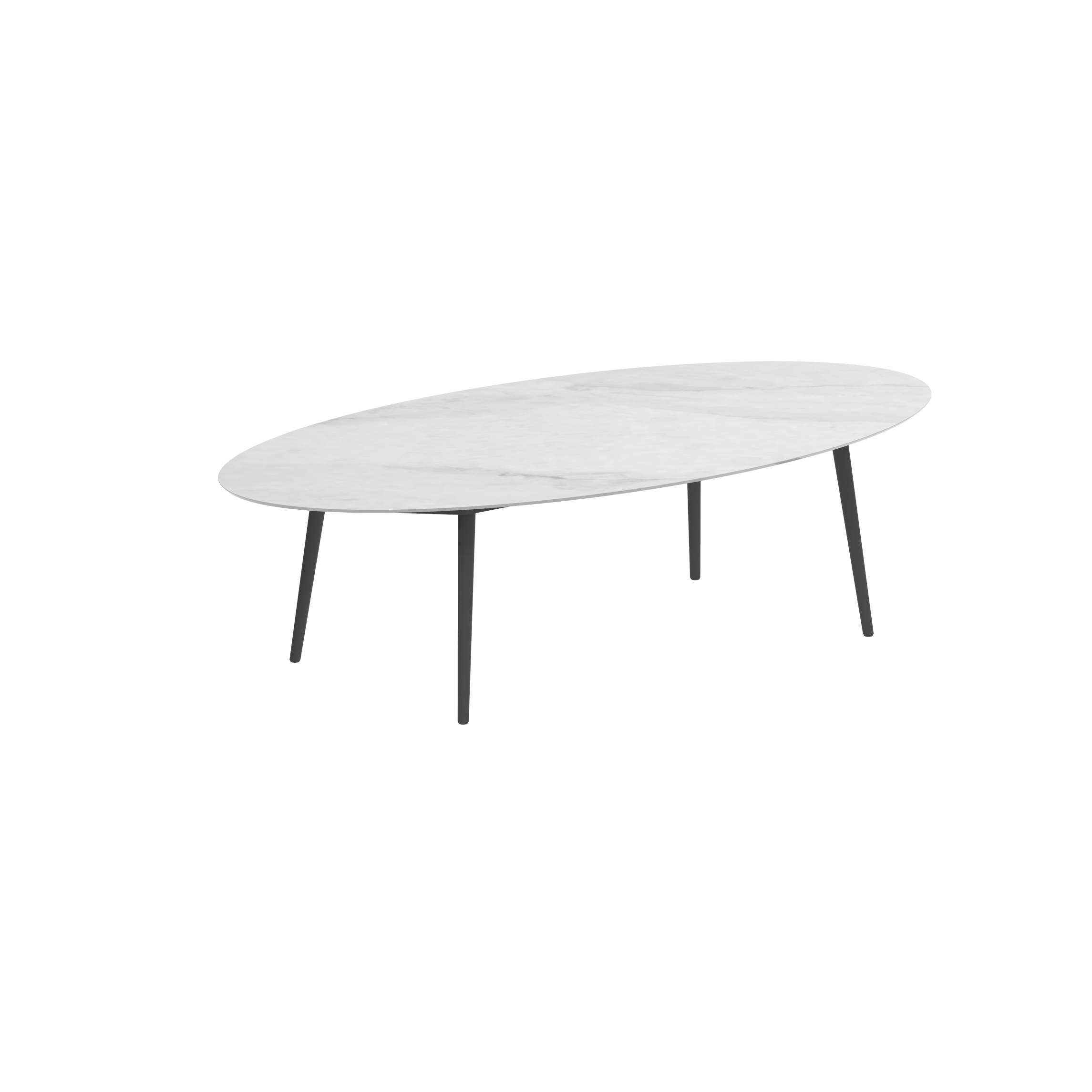 Royal Botania Styletto Ellipse Esstisch Low Dining • 250 x 130 cm