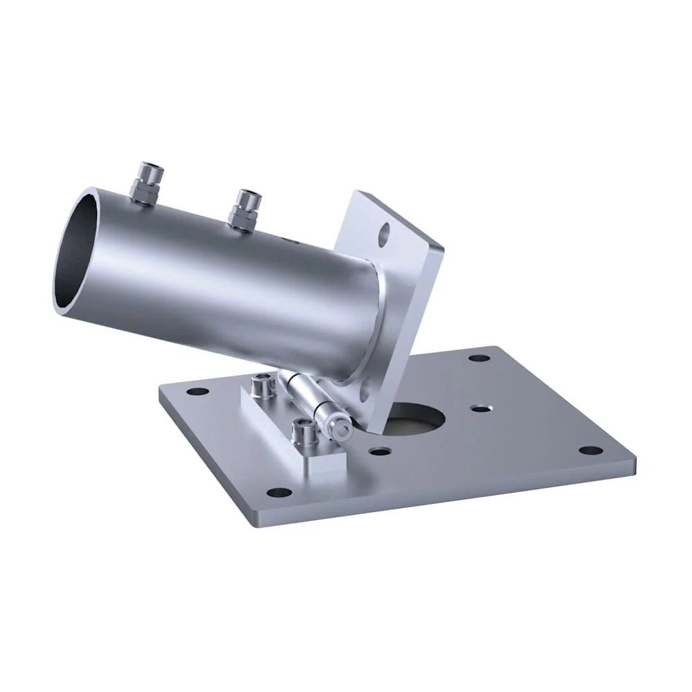 Ankerplatte zum Aufdübeln mit Klappschanier