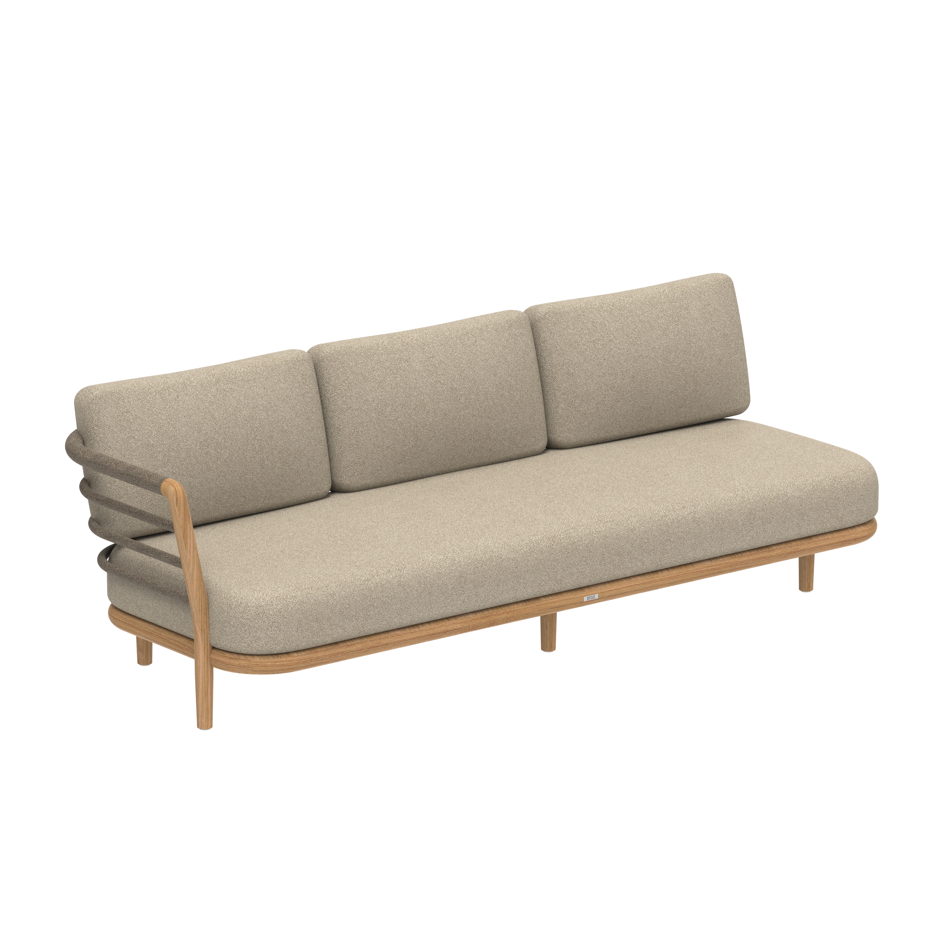 Royal Botania Archy Lounge 3-Sitzer mit linker und rechter Armlehne