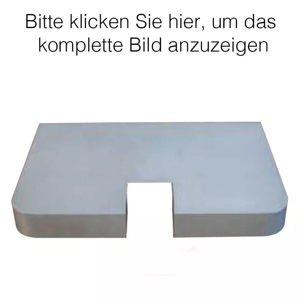 Aluminiumabdeckung pulverbeschichtet