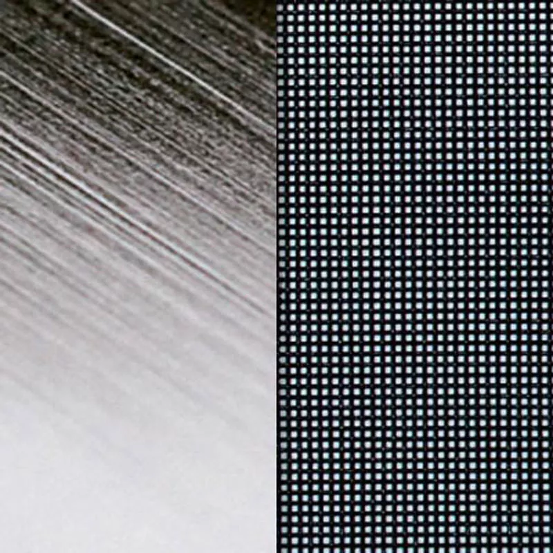 Edelstahl poliert / schwarz