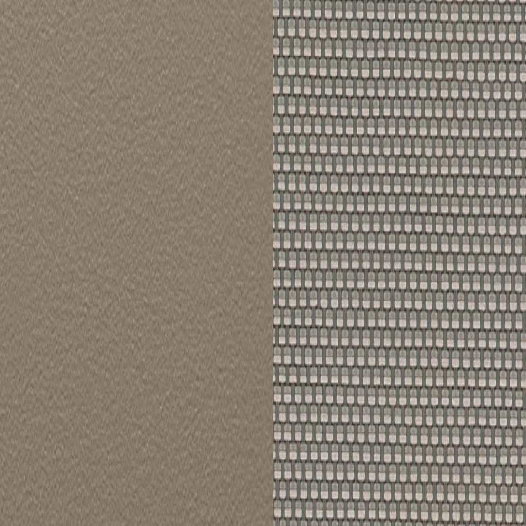 Edelstahl beschichtet Sand / Batyline Cappuccino