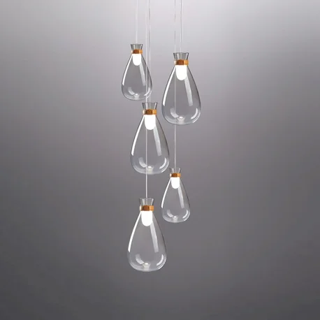 Soffi ist eine einzigartige Kombination aus Eleganz und Funktionalität Jede Lampe ist ein Meisterwerk aus mundgeblasenem Glas mit ätherischer Schönheit und weichem diffusem Licht