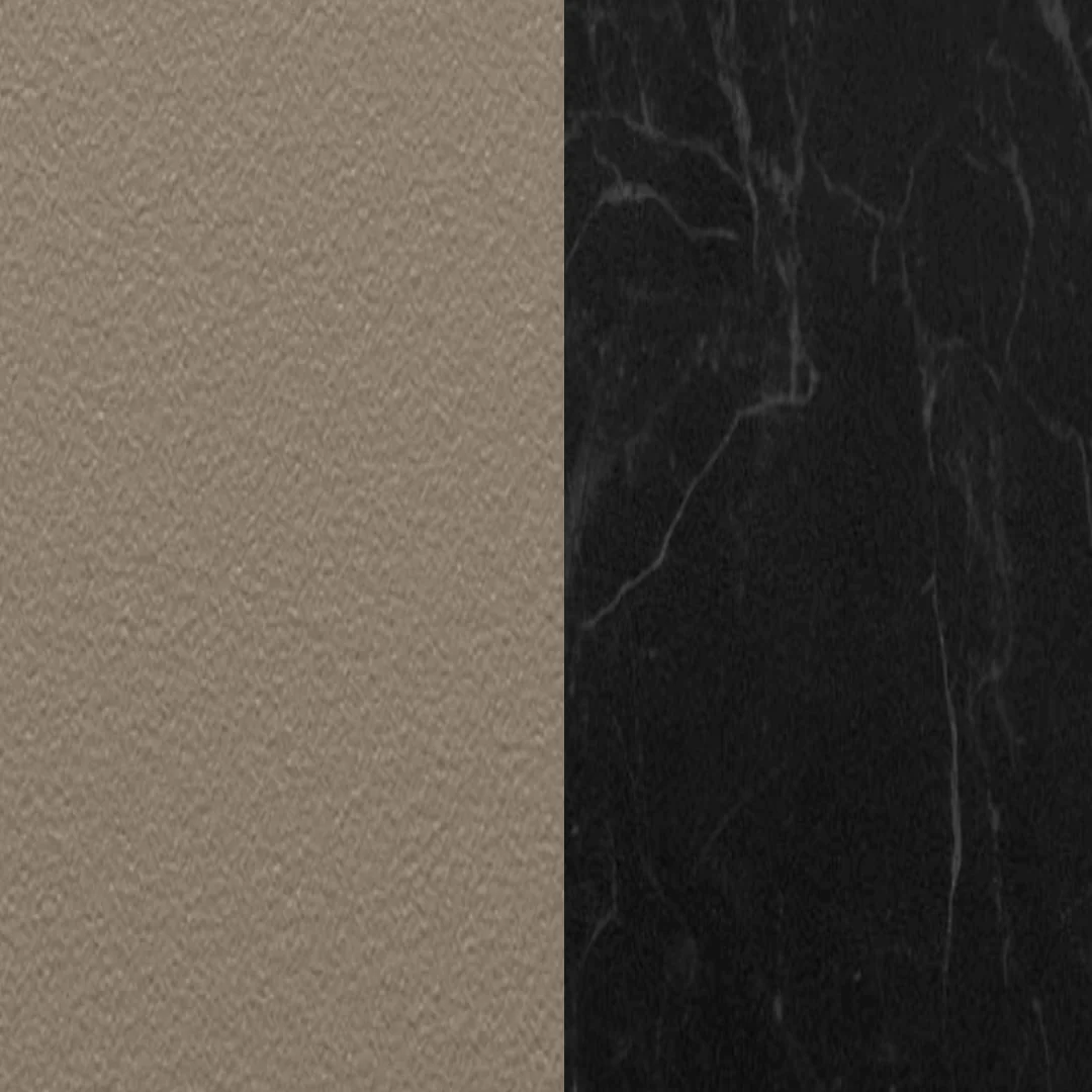 Aluminium beschichtet Sand/ Keramik Nero Marquina