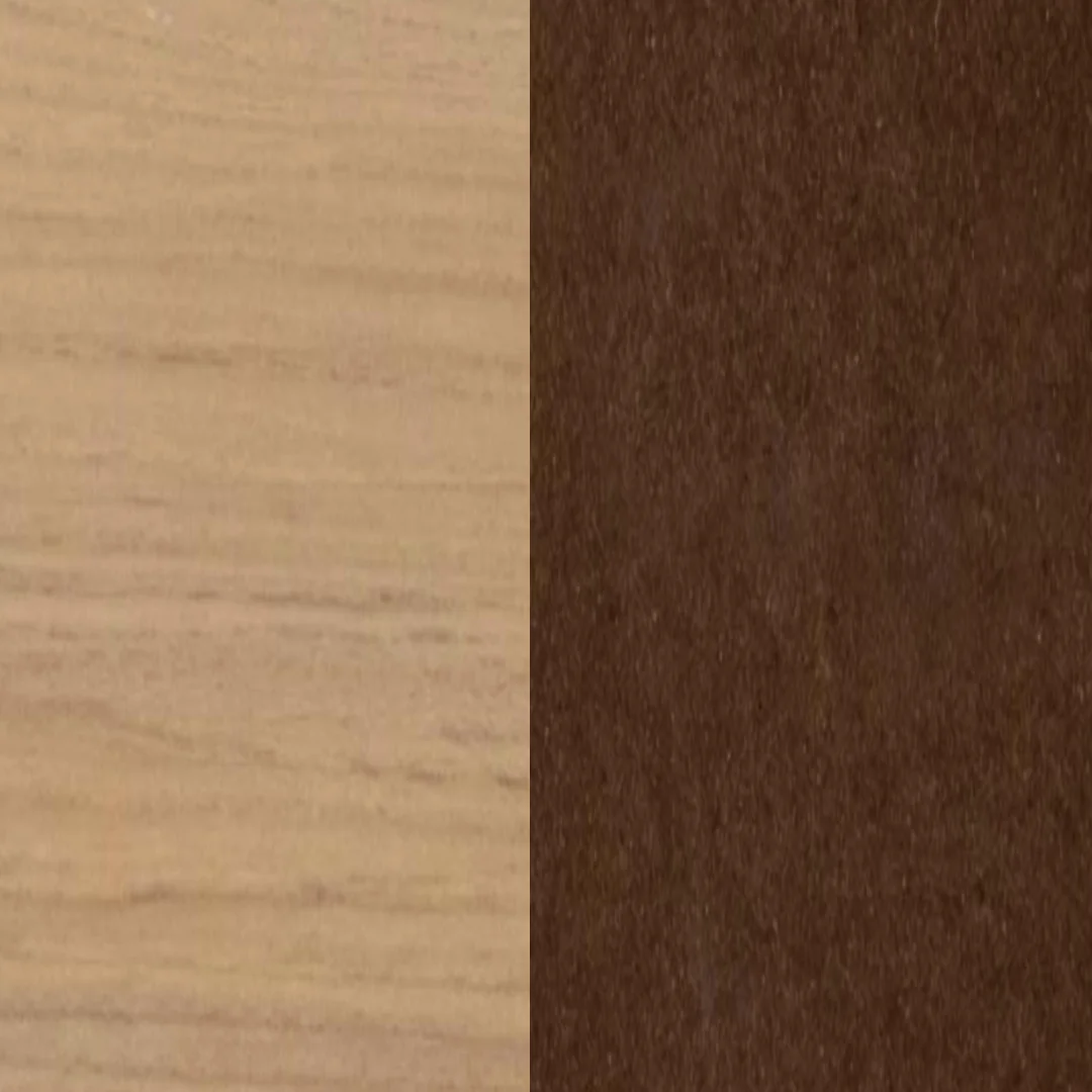 Aluminium beschichtet Teak / Emaillierter Lavastein Lava