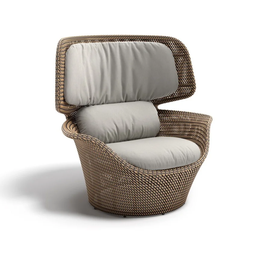 DEDON SEASHELL GRAND Hochlehner inkl. Sitz- und Rückenkissen