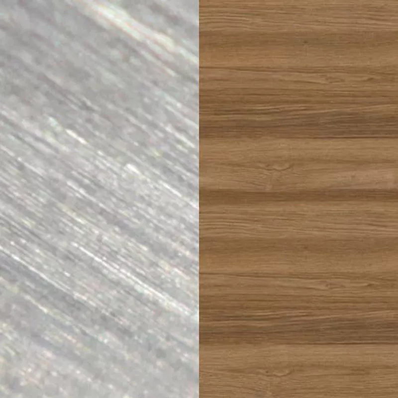 Edelstahl / Teakholz