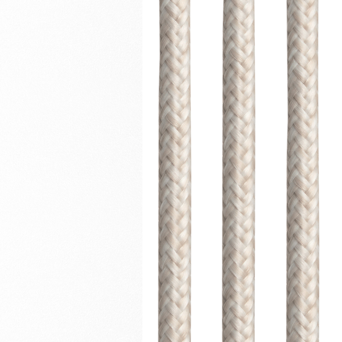 Alu white / String-Flex sand