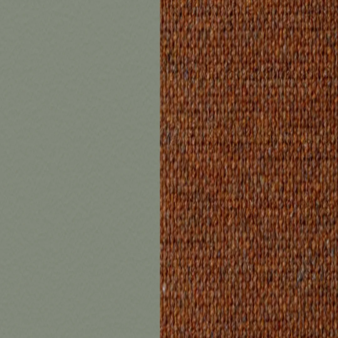 Aluminium beschichtet Sage / Textile Brick Canvas