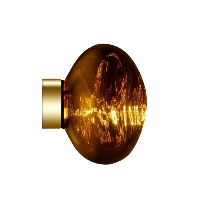 Tom Dixon Melt Mini LED Surface Light Gold • Quick Ship