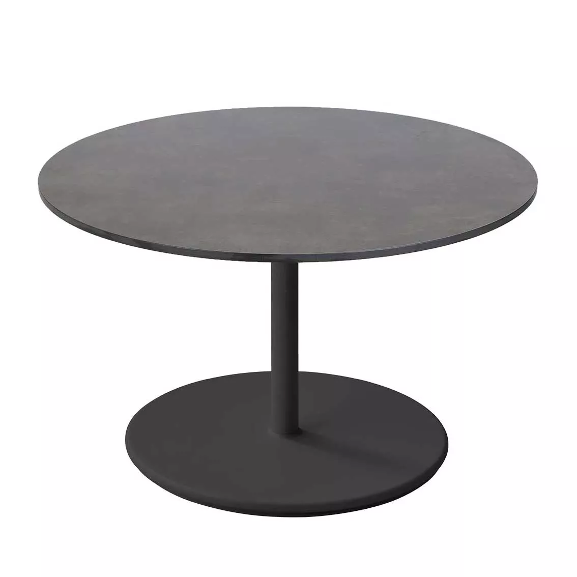 Cane-line Go Loungetisch | Gestell Ø 60, mit HPL-Platte Ø 90 cm