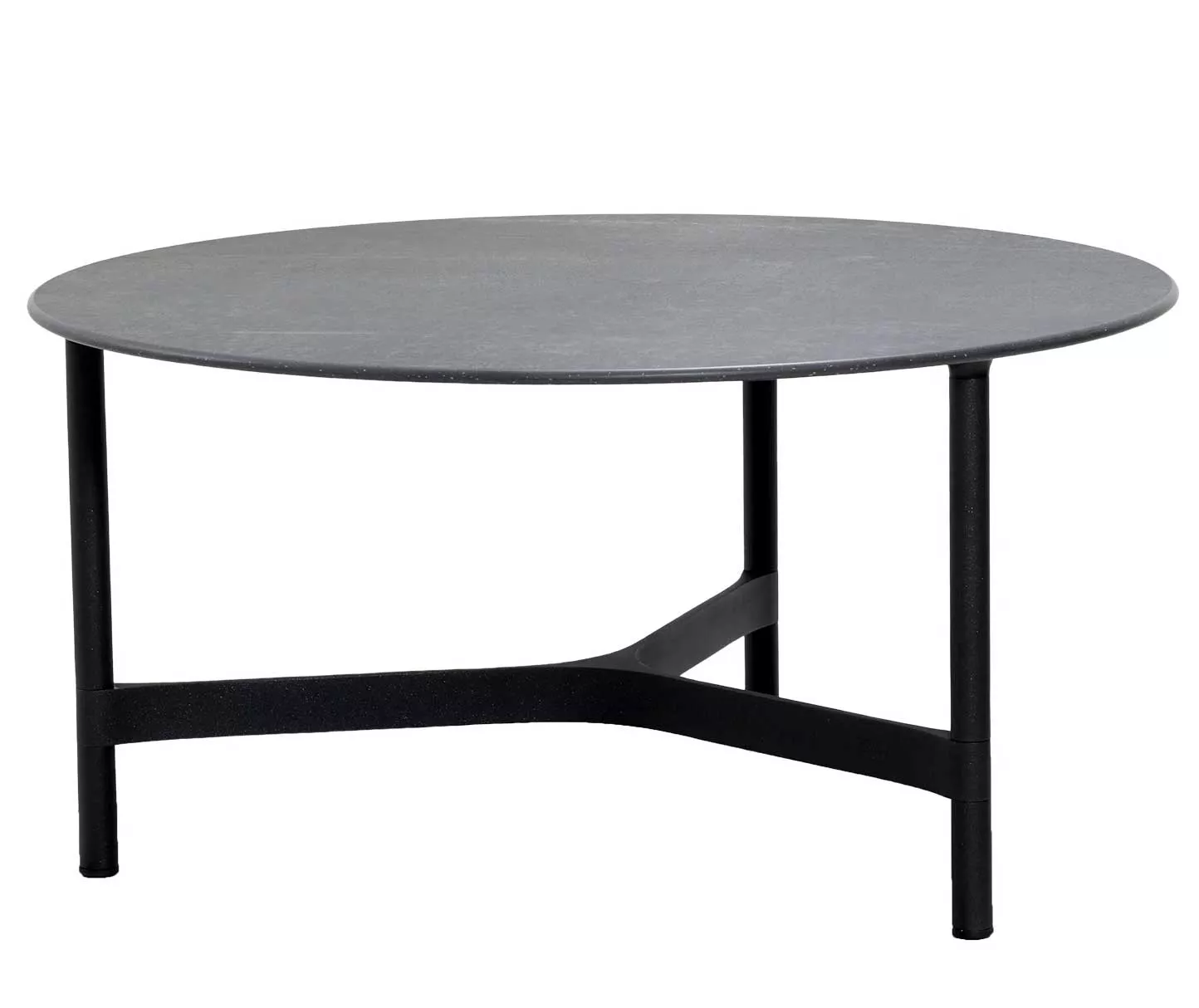 Cane-line Twist Couchtisch Lava Grey Ø 90 cm - 30 %-Outletrabatt