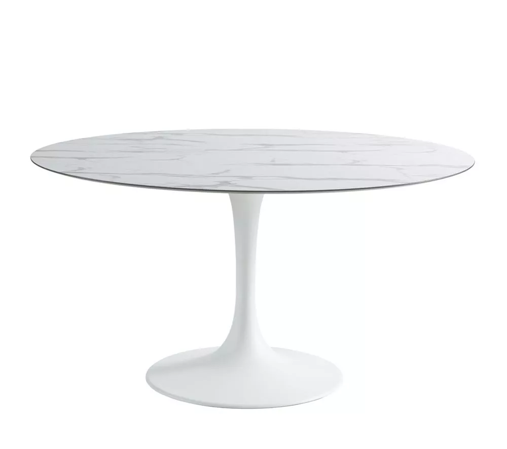 Sifas Korol Gartentisch 170 x 110 cm • oval • inkl. Glas Tischplatte