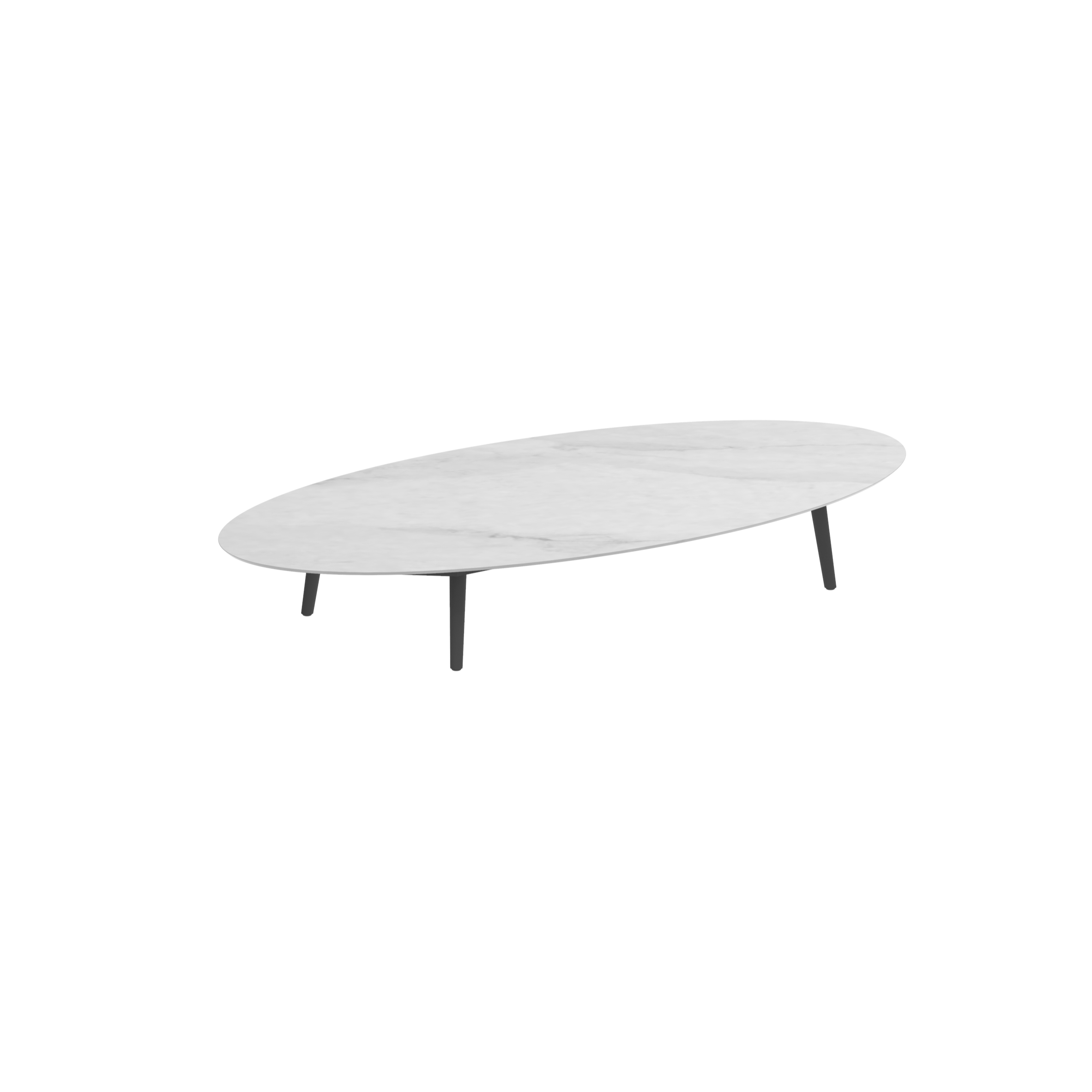 Royal Botania Styletto Ellipse Loungetisch • 250 x 130 cm