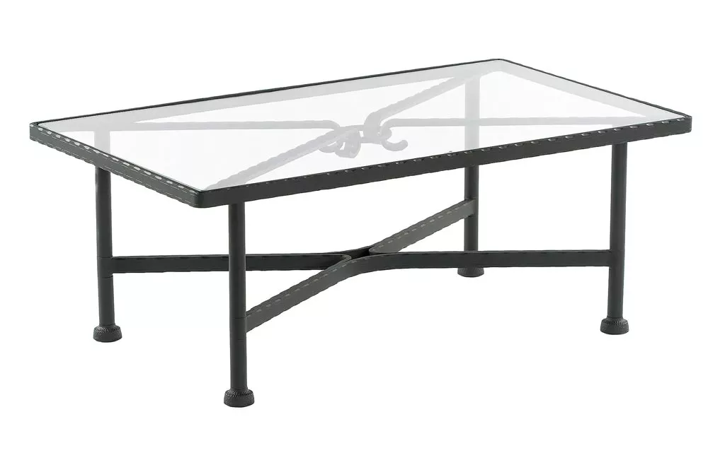Sifas Kross Loungetisch 110 × 65 cm inkl. Glasplatte