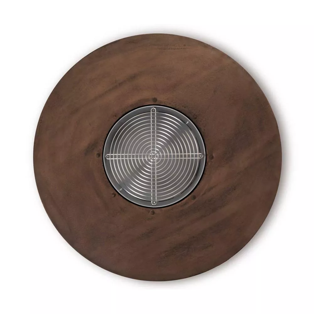 AK47 Zero Feuerstelle 100 cm Gartenkamin in runder Form aus Metall ohne Hintergrund