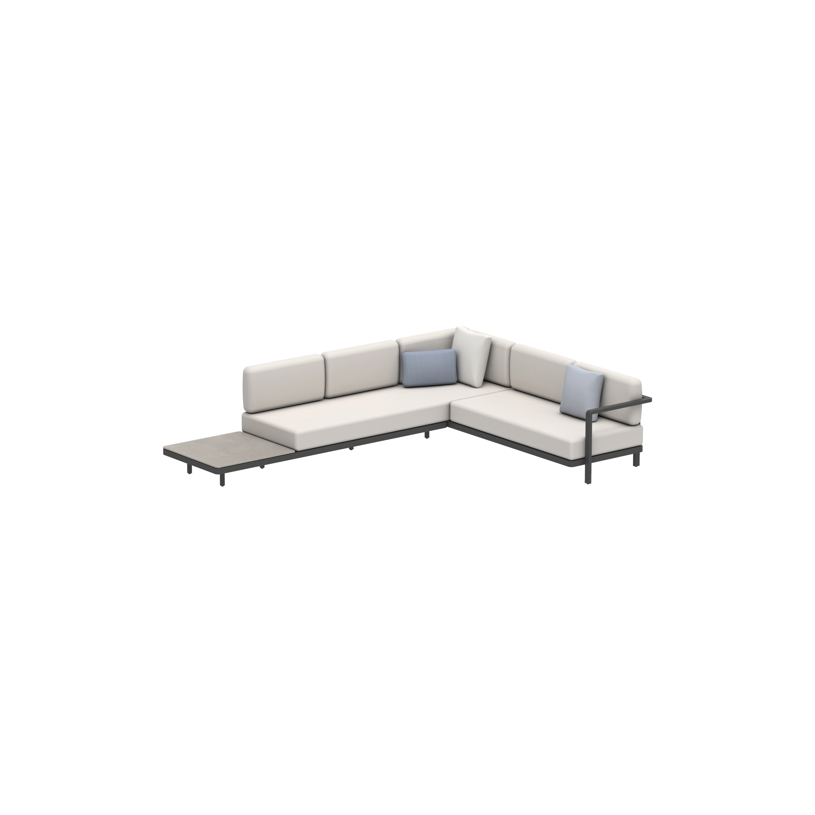 Royal Botania Alura Lounge • Ecksofa 10 • mit Ablage • 325 cm