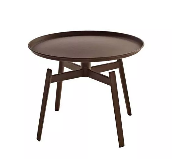 B&B Italia Husk Outdoor Beistelltisch 62,5 cm in braun ohne Hintergrund