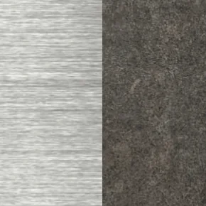 Edelstahl elektropol. / Keramik Terra Marrone