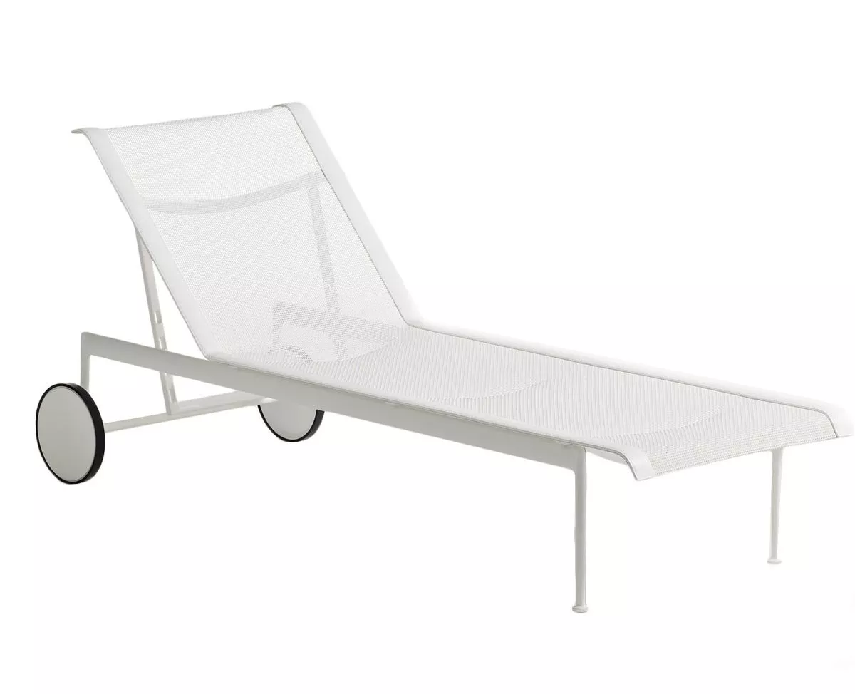 Knoll Studio 1966 Collection Sonnenliege verstellbar und rollbar ohne Hintergrund
