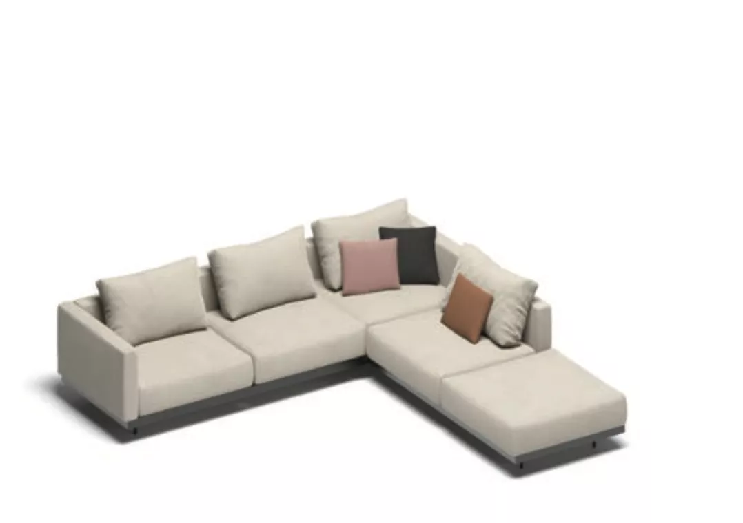 Todus Dongo Sofa Viersitzer mit Verlängerung