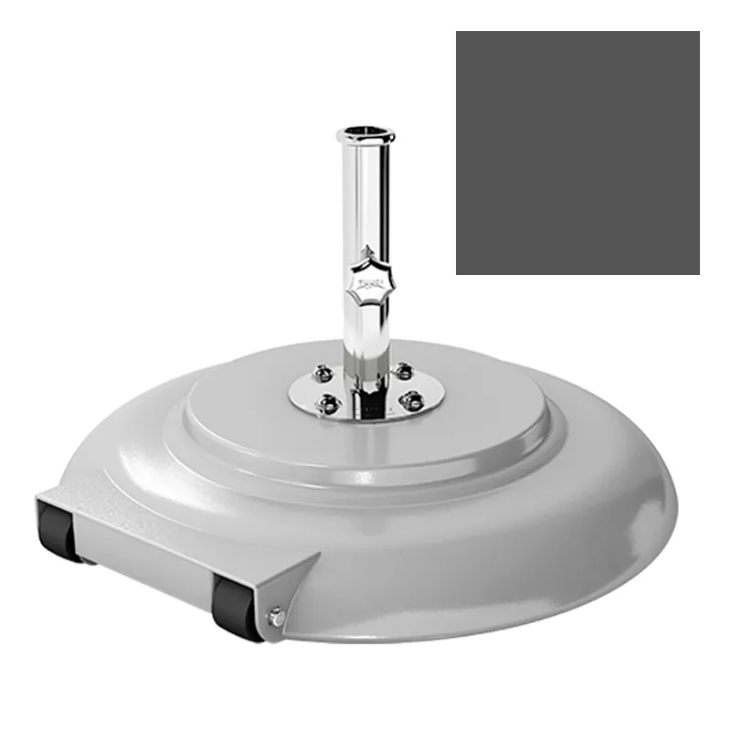 Rollensockel 43 kg graphite