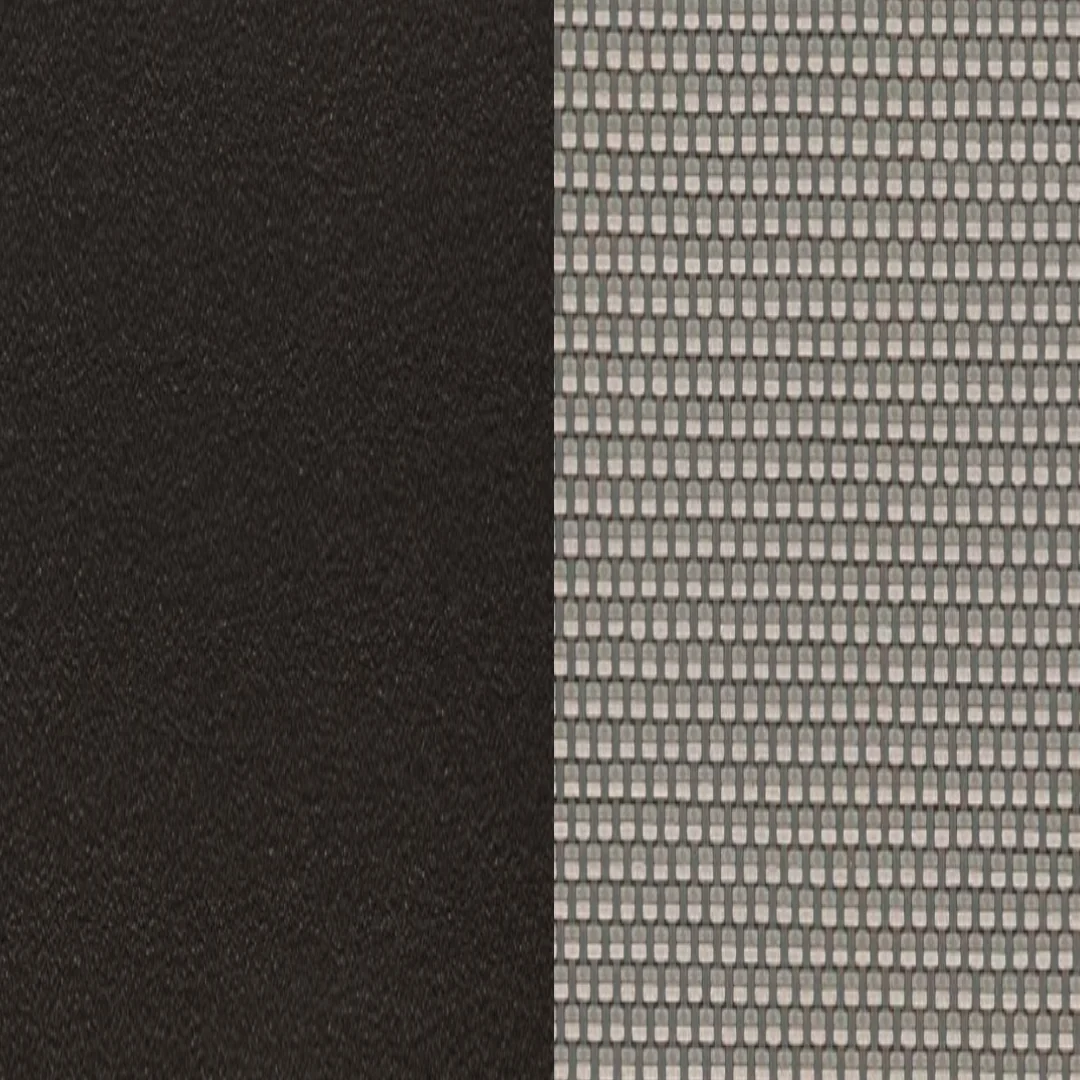 Edelstahl beschichtet Anthrazit / Batyline Cappuccino