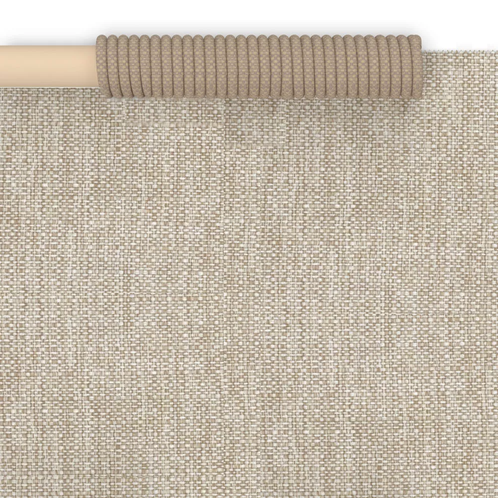 Kordelgeflecht Beige - Sitzkissen Beige