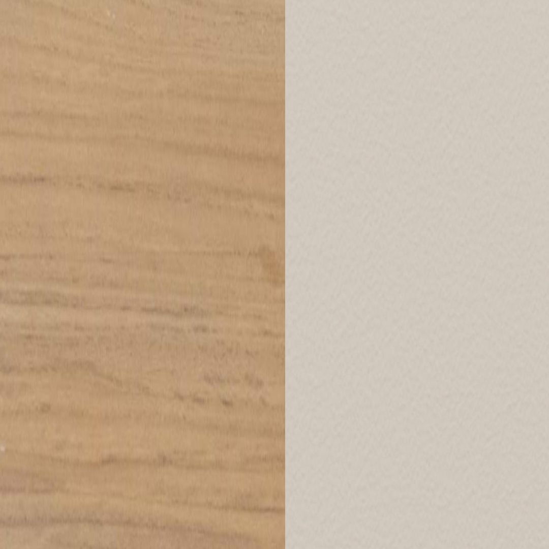 Aluminium beschichtet Pebble/Teak