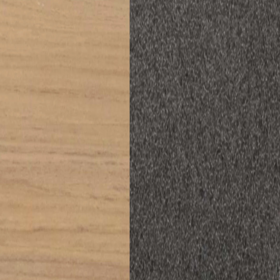 Aluminium beschichtet Teak / Emaillierter Lavastein Dusk