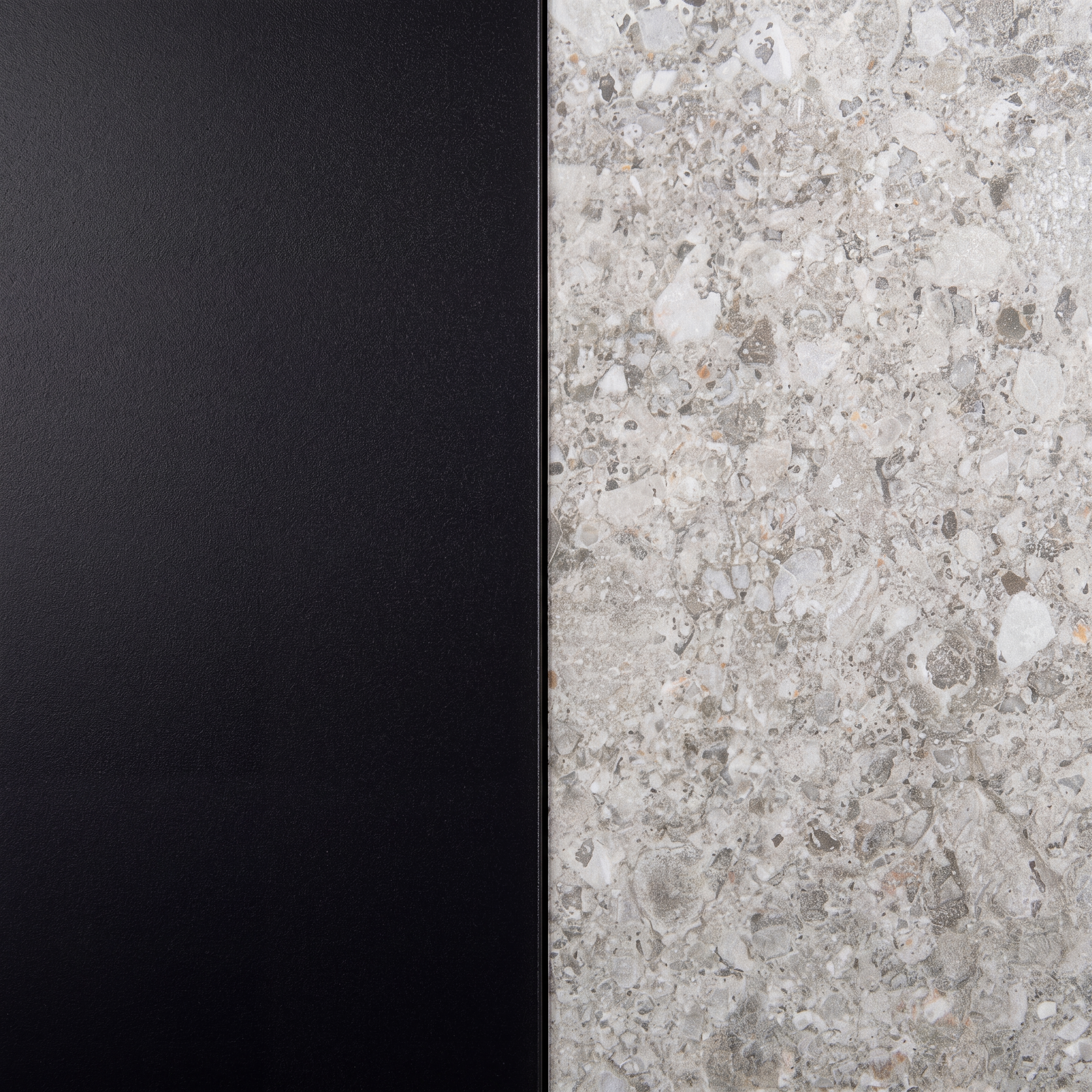 Aluminium beschichtet Schwarz / Keramik Ceppo Dolomitica
