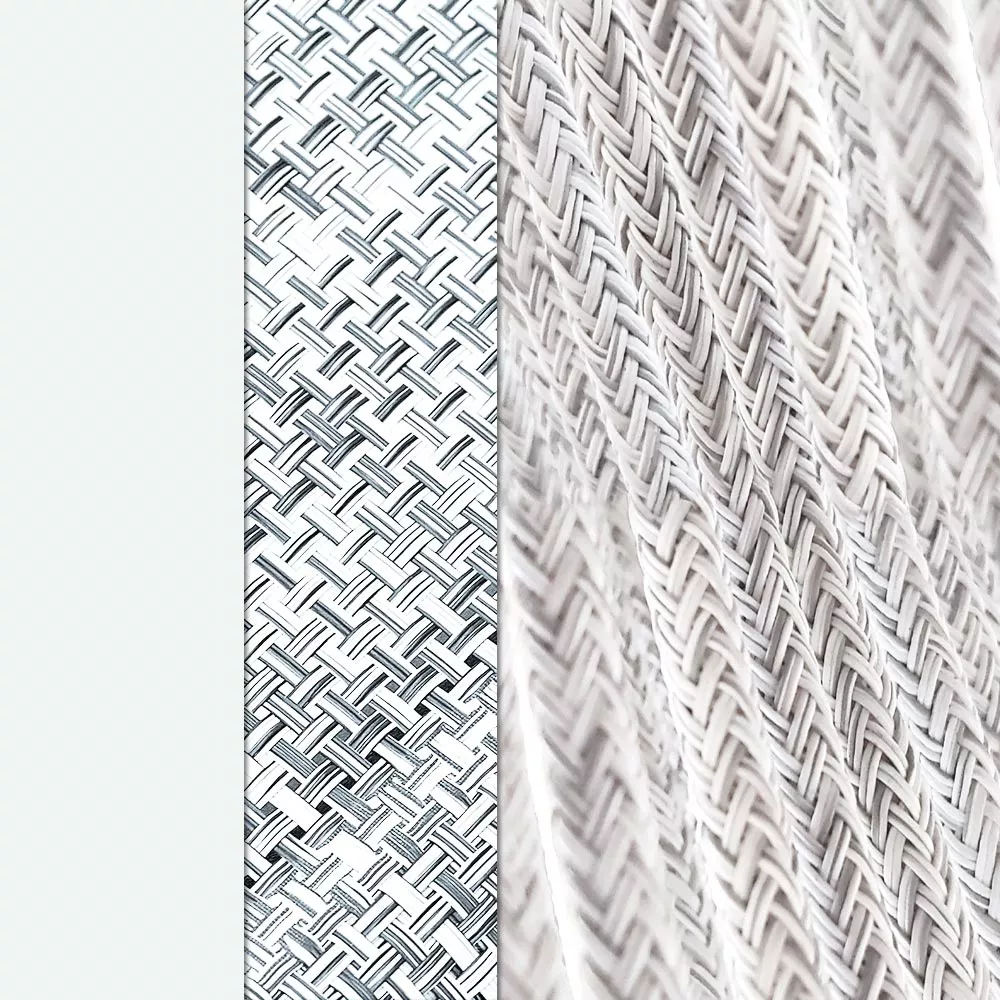 Weiß / Weiß / Bianco - Geflecht