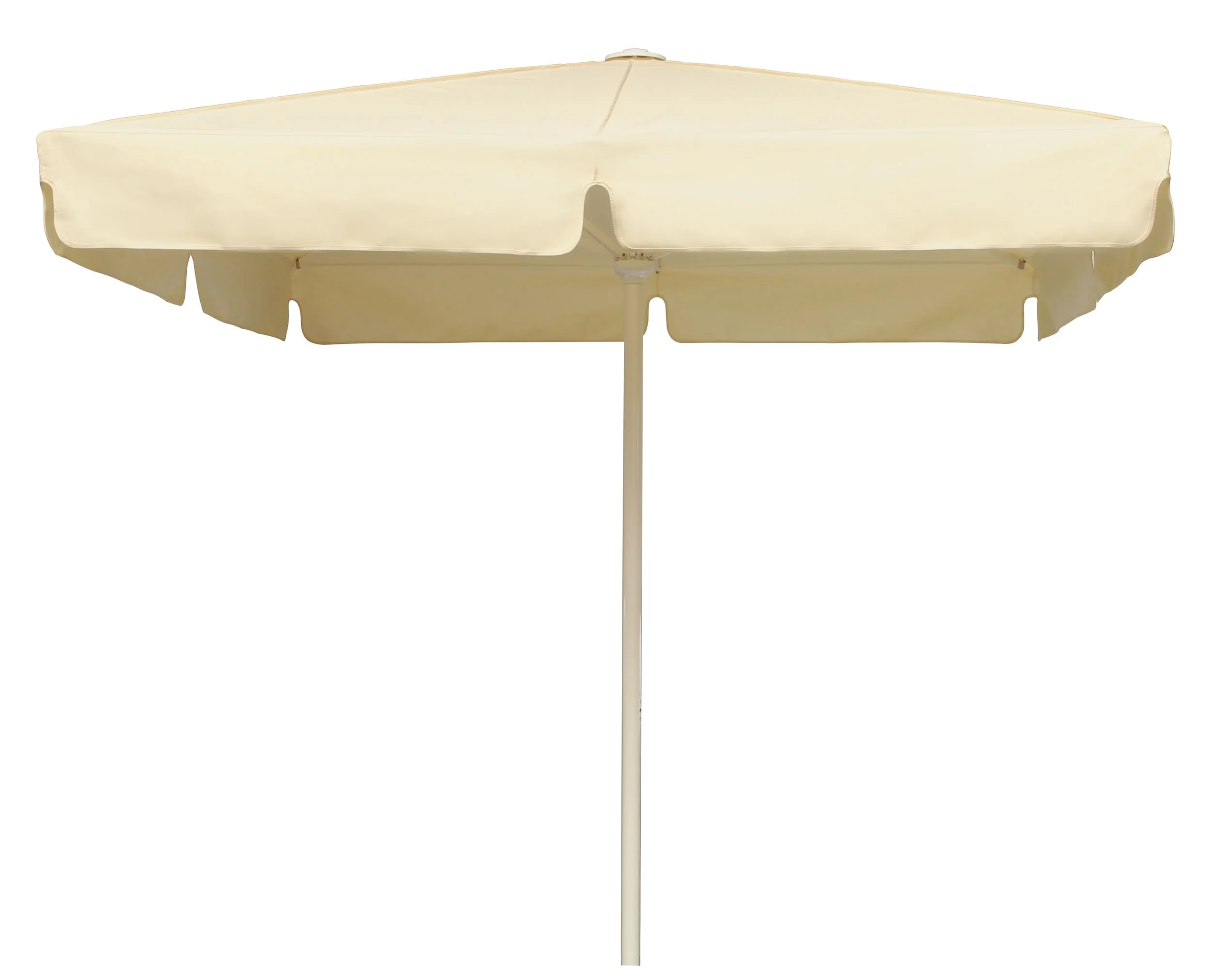 May Sonnenschirm Filius mit Kurbel | rechteckig | 8-Teiler | ohne Volant | versch. Größen