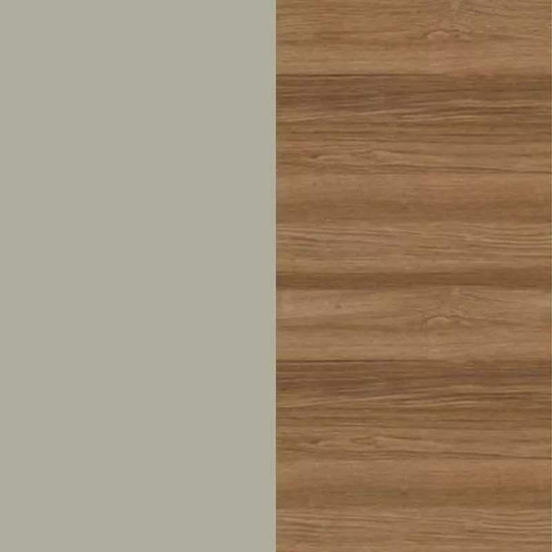 Aluminium beschichtet Sand / Teakholz