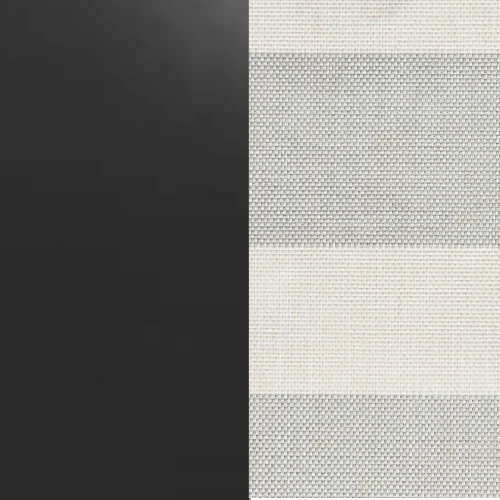 Black Semi Matt / Leslie Stripe Limonta 020