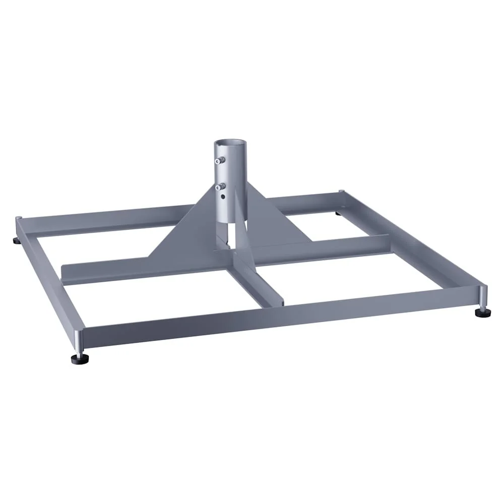 Standrahmen - ohne Platten - mit Schrägausgleich - für 2 Lage