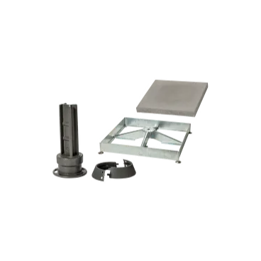 Sockelrahmen M4, 180kg inkl. Platten-Set 12 x Beton & Standfuss M4 feuerverzinkt