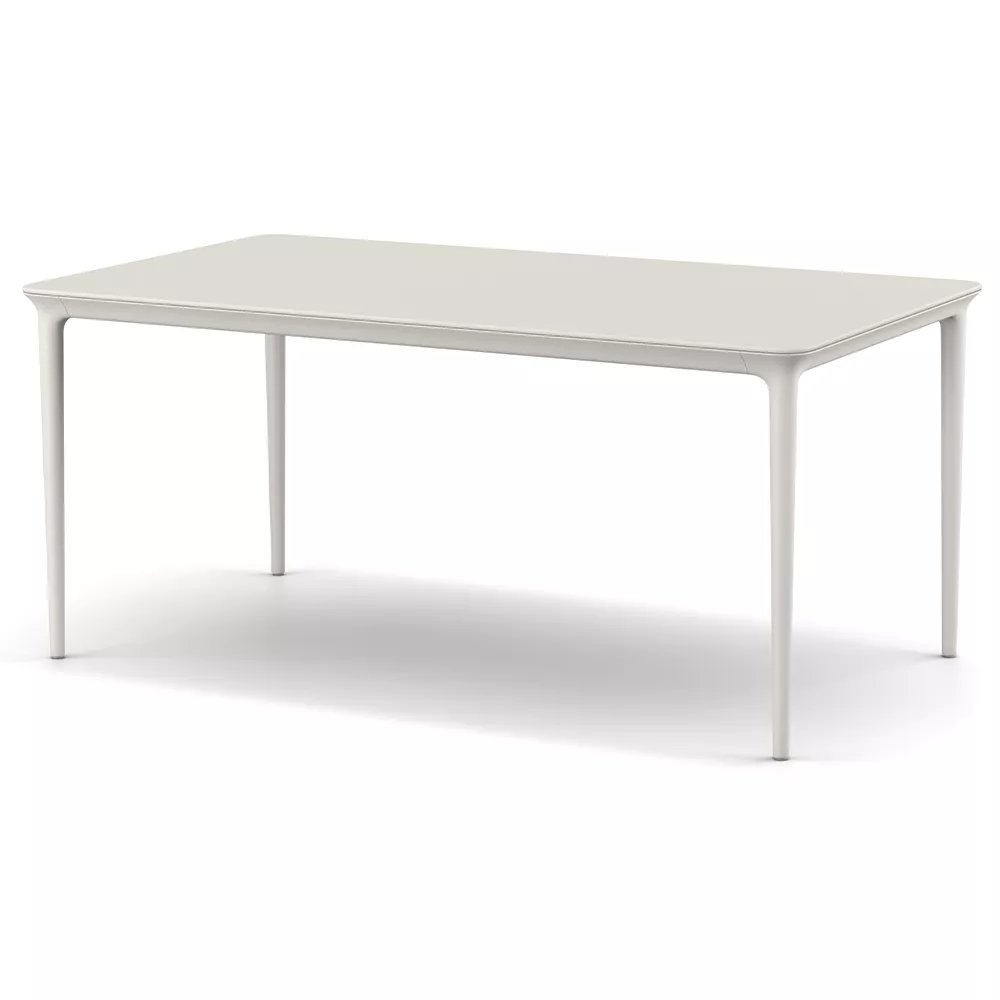 Dedon Solid Lipari Tisch in Weiß ohne Hintergrund