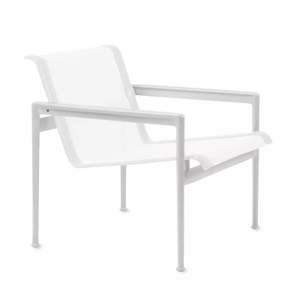 Knoll Studio 1966 Collection Lounge Sessel in Weiß ohne Hintergrund