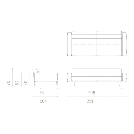 Die Let it Be Kollektion verkörpert ein modulares Einrichtungssystem das grenzenlose Konfigurationsmöglichkeiten bietet Die Möglichkeit Staufächer und Behälter an Anbausofas anzubringen erhöht die Funktionalität während die Struktur und die weichen Daunen