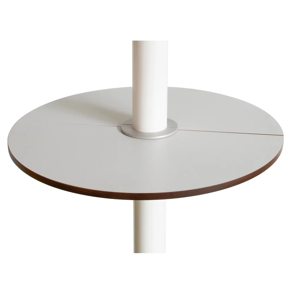 integrierter Stehtisch weiß