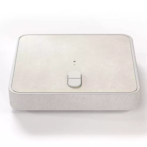 Rollensockel Z, 55 kg mit Decorplatte anthrazit und Standrohr Z in Edelstahl