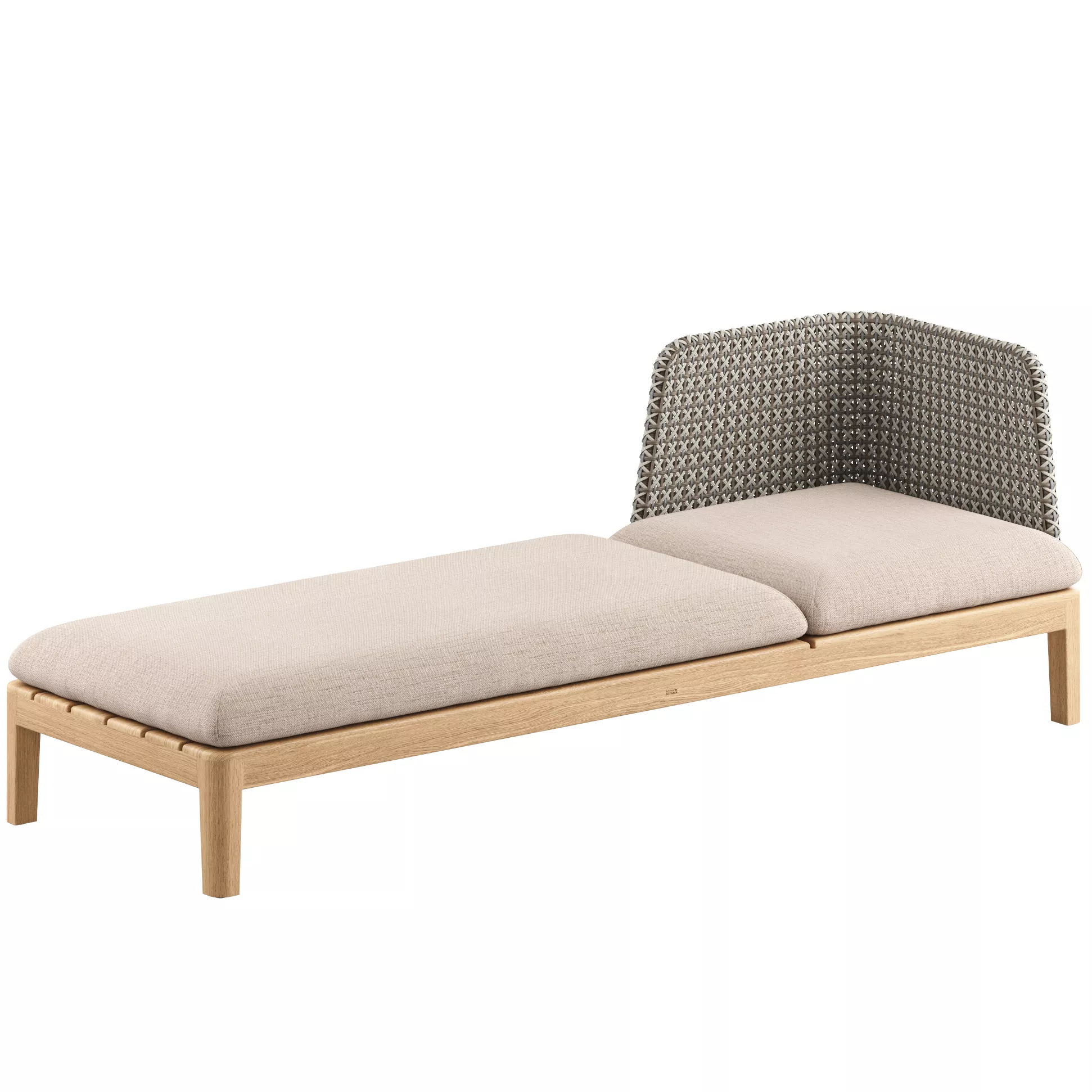 Royal Botania Calypso Lounge Chaiselongue mit Kopfteil, verstellbar