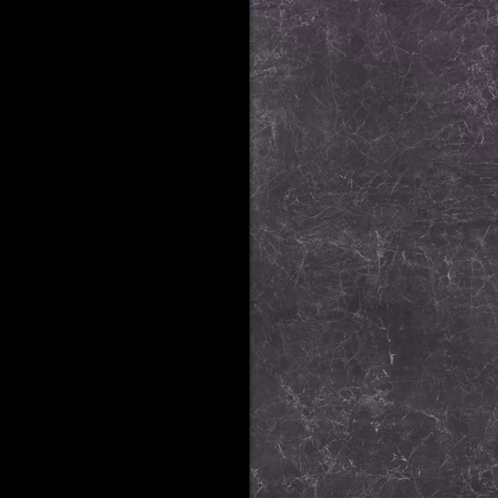 Aluminium beschichtet Schwarz / Keramik Nero Marquina