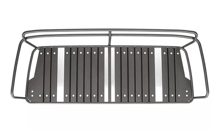 B&B Italia Borea Loungesofa in Draufsicht ohne Hintergrund mit Metallrahmen und Holzlatten in modernem Design