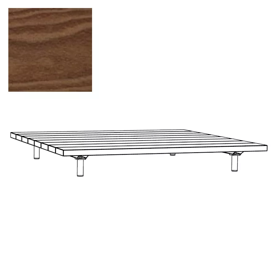 Ecktisch - 110x110x13,5cm - Hellwood