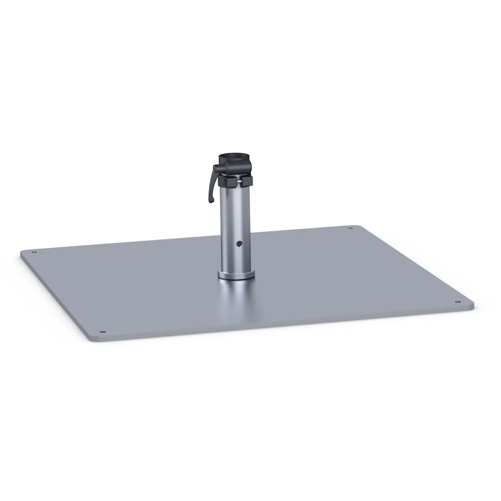 Standplatte mit Ankerhülsen