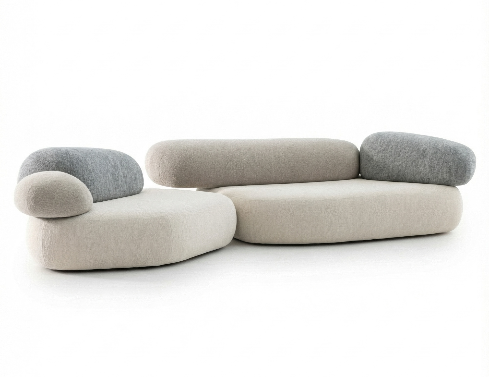 MOROSO PEBBLE RUBBLE Sofa • L