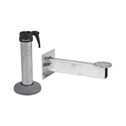Mauerkonsole M4 feuerverzinkt, 480mm inkl. Standrohr M4 feuerverzinkt