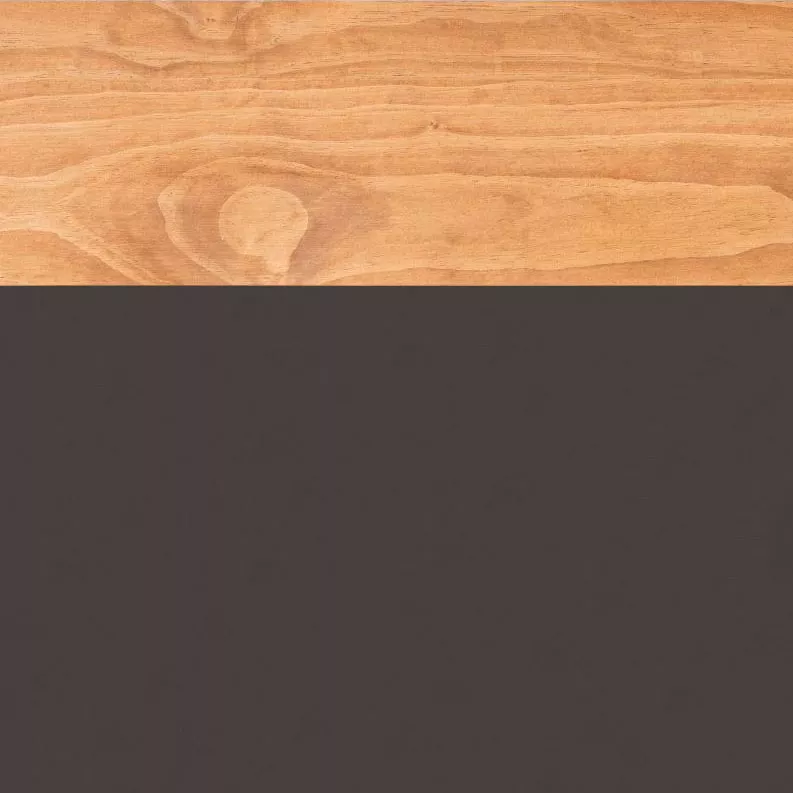 Natural Teak / Alu Mokka